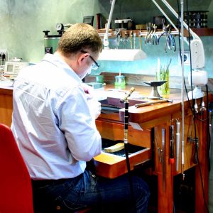 Taller de joyería en el centro de Barcelona